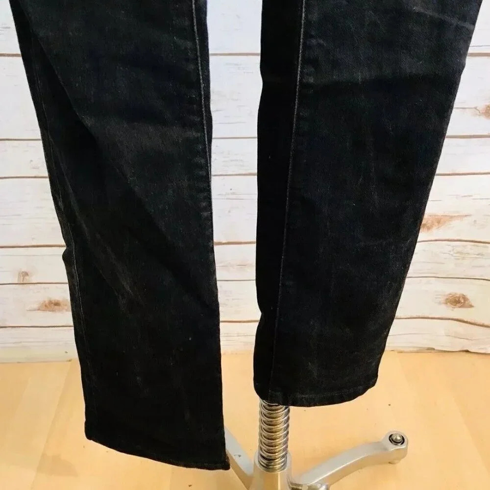 BANANA REPUBLIC Women Low Rise Skinny Leg Black Casual Jeans Pants Size 27 - Picture 3 of 12